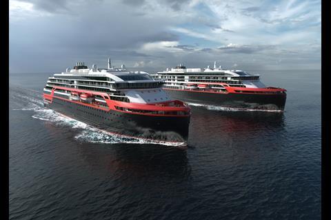 Hurtigruten’s new expedition cruise ships ‘MS Roald Amundsen’ and ‘MS Fridtjof Nansen’